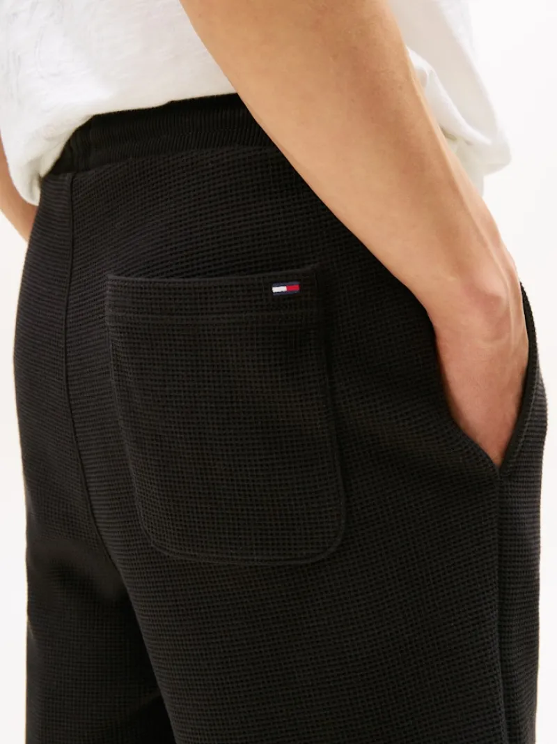 Tommy Jeans Shorts|Big Boys*TJM RLX WAFFLE SCRIPT BEACH SHRT Black