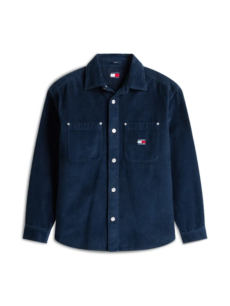 Tommy Jeans Hemden*TJM RLX WASHED CORD SHIRT EXT dark night navy