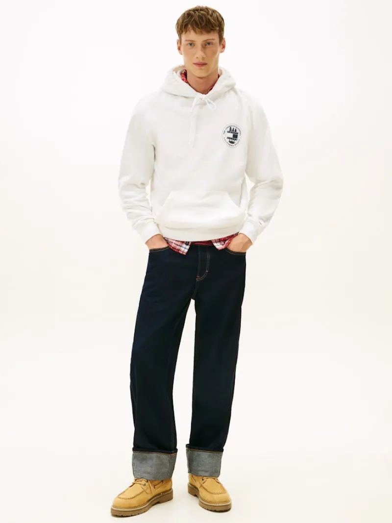 Tommy Jeans Pullover & Sweatshirts*TJM RLX WASHED NOV HOOD ecru