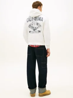 Tommy Jeans Pullover & Sweatshirts*TJM RLX WASHED NOV HOOD ecru