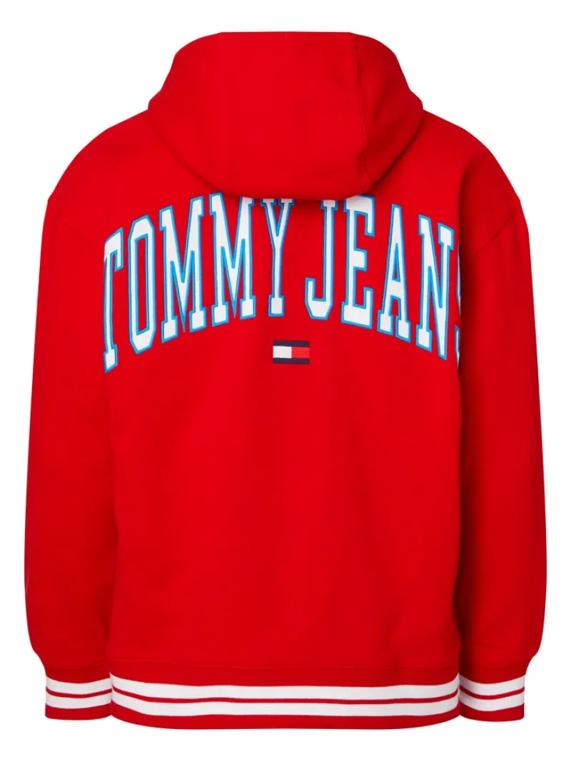 Tommy Jeans Pullover & Sweatshirts*TJM RLXD COLLEGIATE HOODIE deep crimson