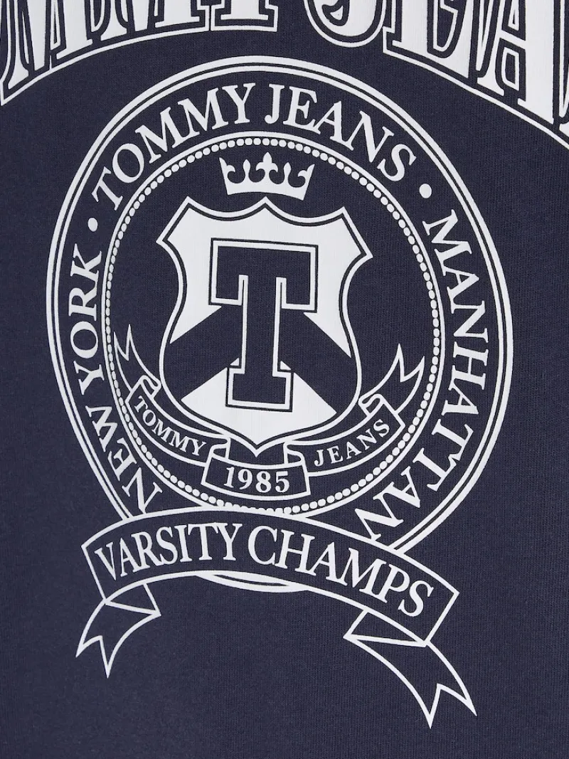 Tommy Jeans Shirts*TJM RLXD VARSITY LOGO TEE twilight navy