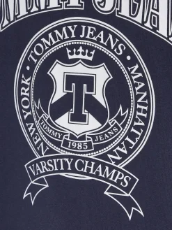 Tommy Jeans Shirts*TJM RLXD VARSITY LOGO TEE twilight navy