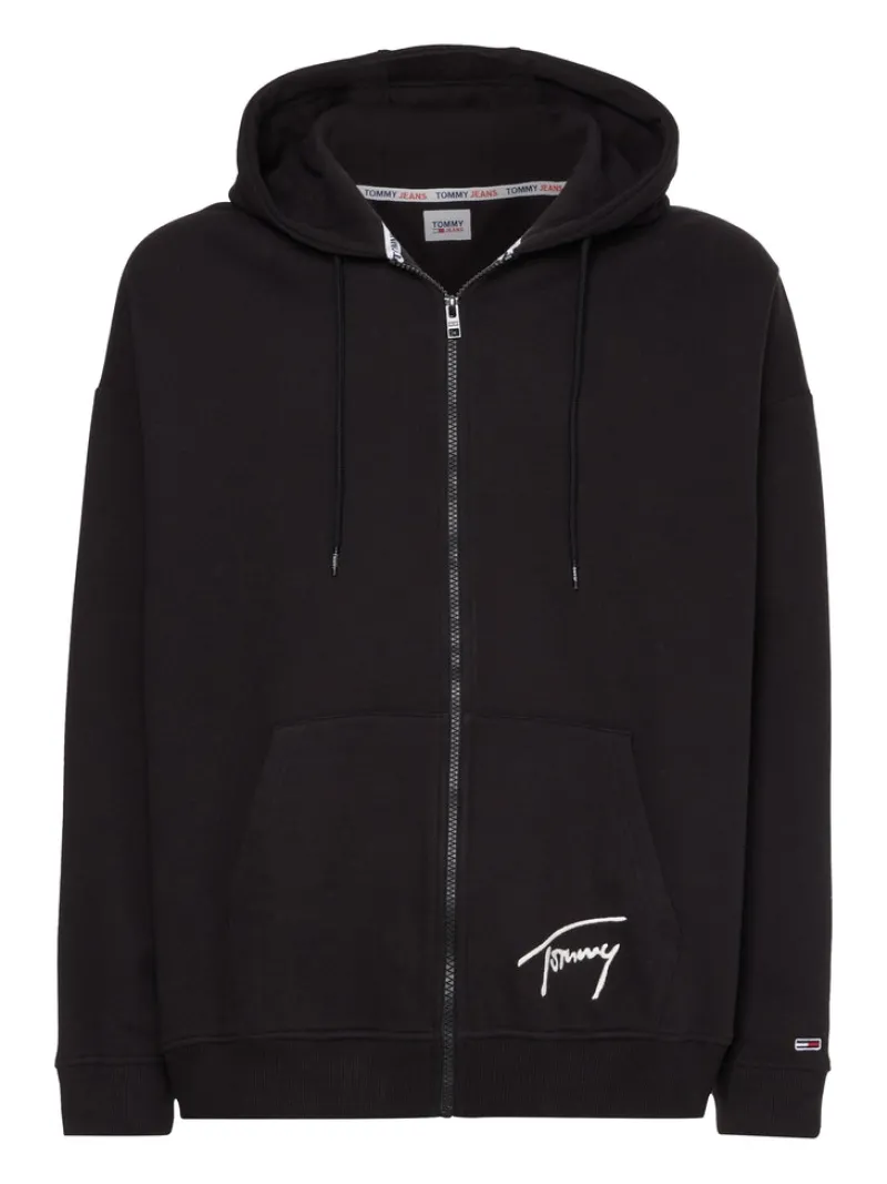 Tommy Jeans Pullover & Sweatshirts*TJM SIGNATURE ZIP THRU Black