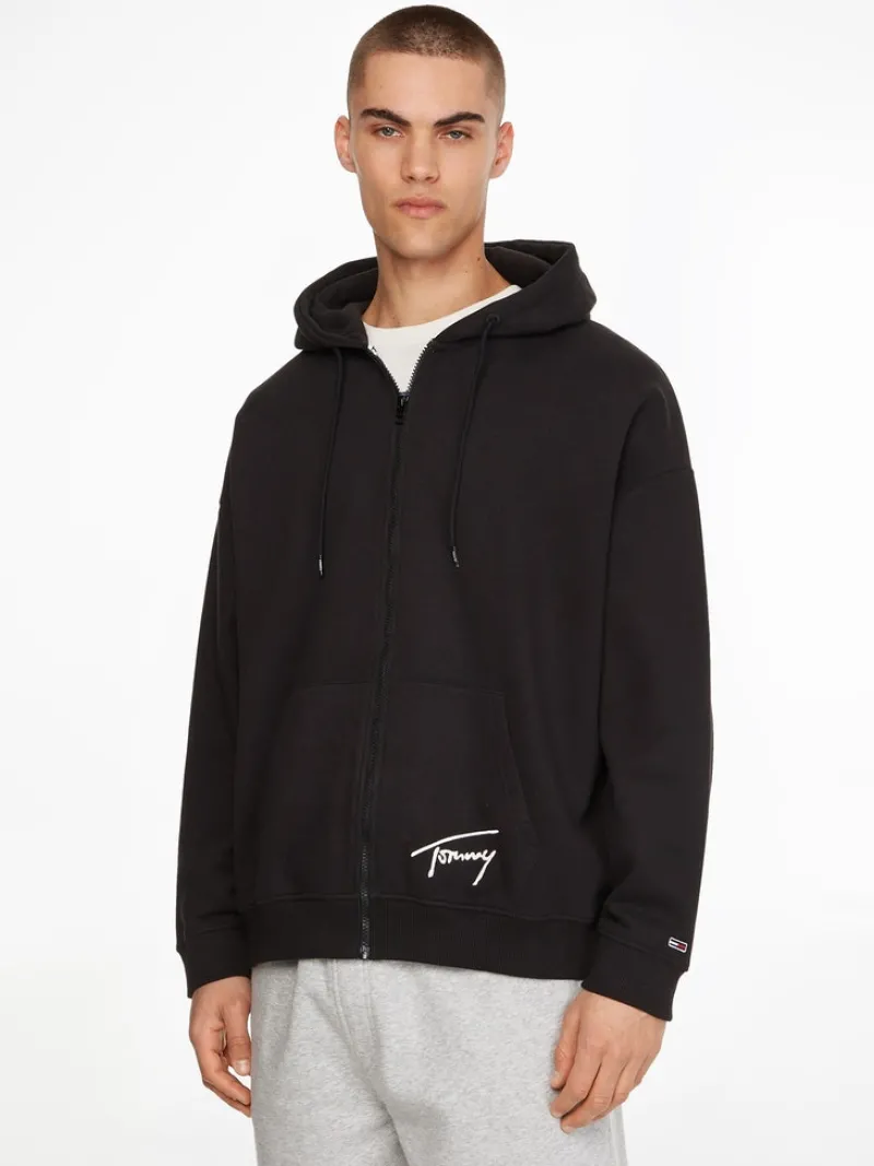 Tommy Jeans Pullover & Sweatshirts*TJM SIGNATURE ZIP THRU Black