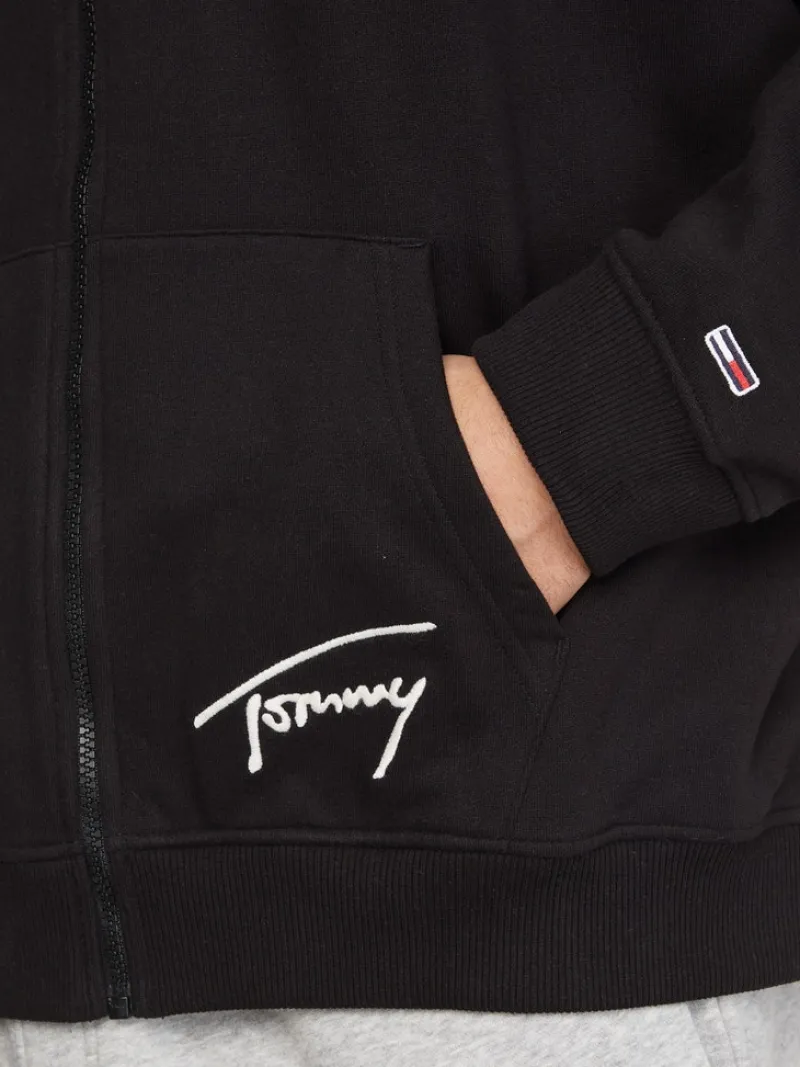 Tommy Jeans Pullover & Sweatshirts*TJM SIGNATURE ZIP THRU Black