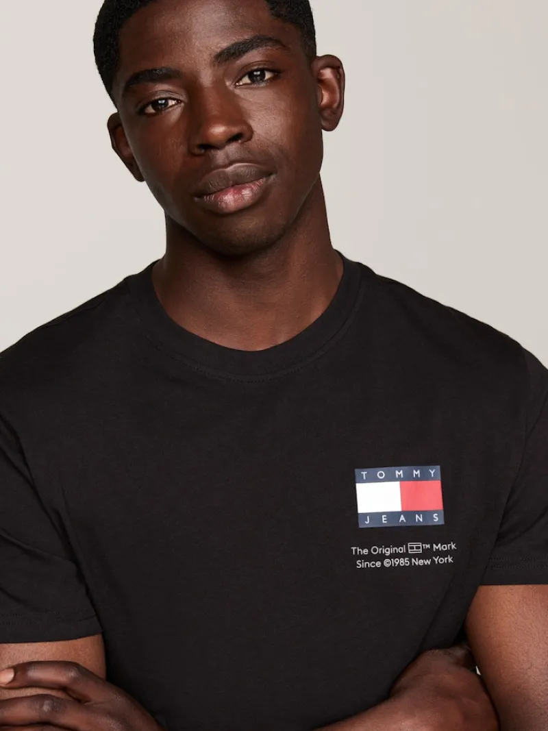 Tommy Jeans Shirts|Big Boys*TJM SLIM 2PACK S/S FLAG DNA TEE green malachite - black