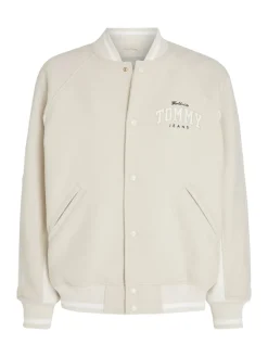 Tommy Jeans Jacken*TJM WOOL VARSITY BOMBER newsprint