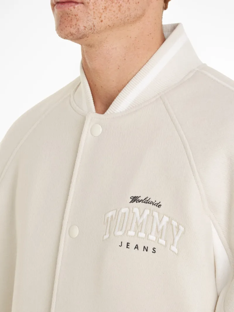 Tommy Jeans Jacken*TJM WOOL VARSITY BOMBER newsprint