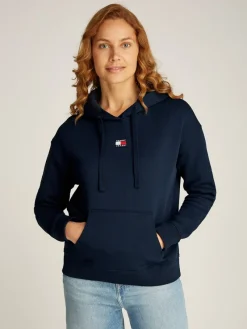 Tommy Jeans Pullover & Sweatshirts*TJW BXY BADGE HOODIE dark night navy