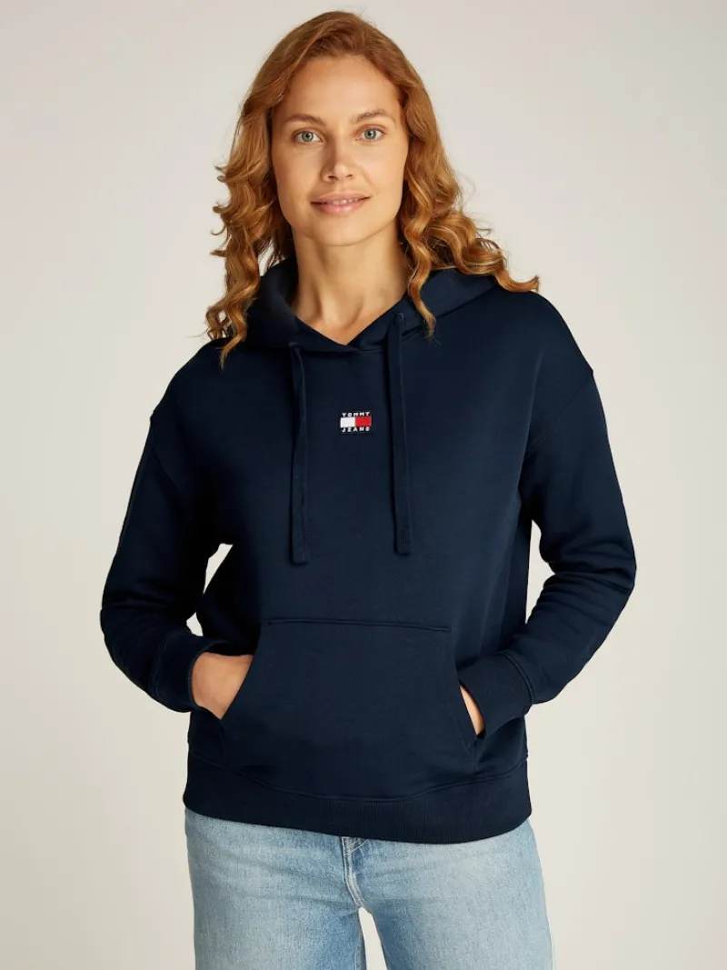 Tommy Jeans Pullover & Sweatshirts*TJW BXY BADGE HOODIE dark night navy