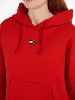 Tommy Jeans Pullover & Sweatshirts*TJW BXY BADGE HOODIE deep crimson