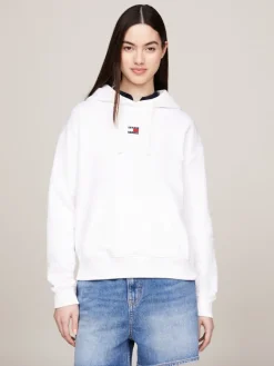 Tommy Jeans Pullover & Sweatshirts*TJW BXY BADGE HOODIE white
