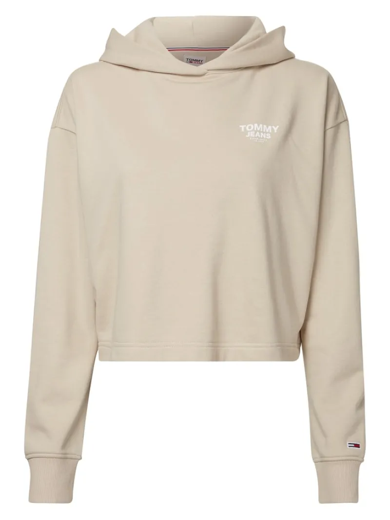 Tommy Jeans Pullover & Sweatshirts*TJW BXY CROP TAPING HOODIE savannah sand