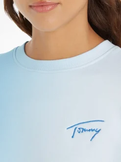 Tommy Jeans Pullover & Sweatshirts*TJW BXY DIP DYE SIGNATURE CREW skysail
