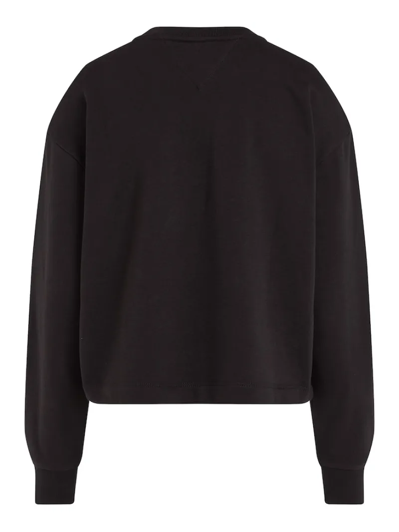 Tommy Jeans Pullover & Sweatshirts*TJW BXY ESSENTIAL LOGO 1 CREW Black
