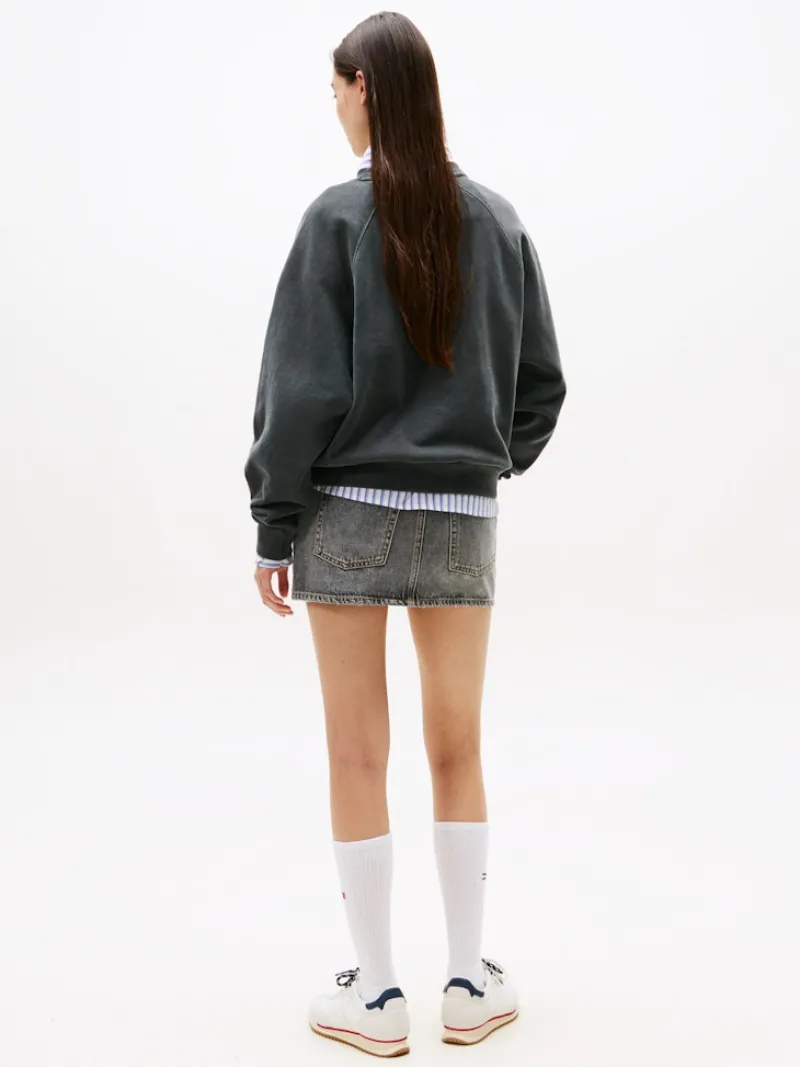 Tommy Jeans Pullover & Sweatshirts*TJW BXY LEOPARD VARSITY CREW Black