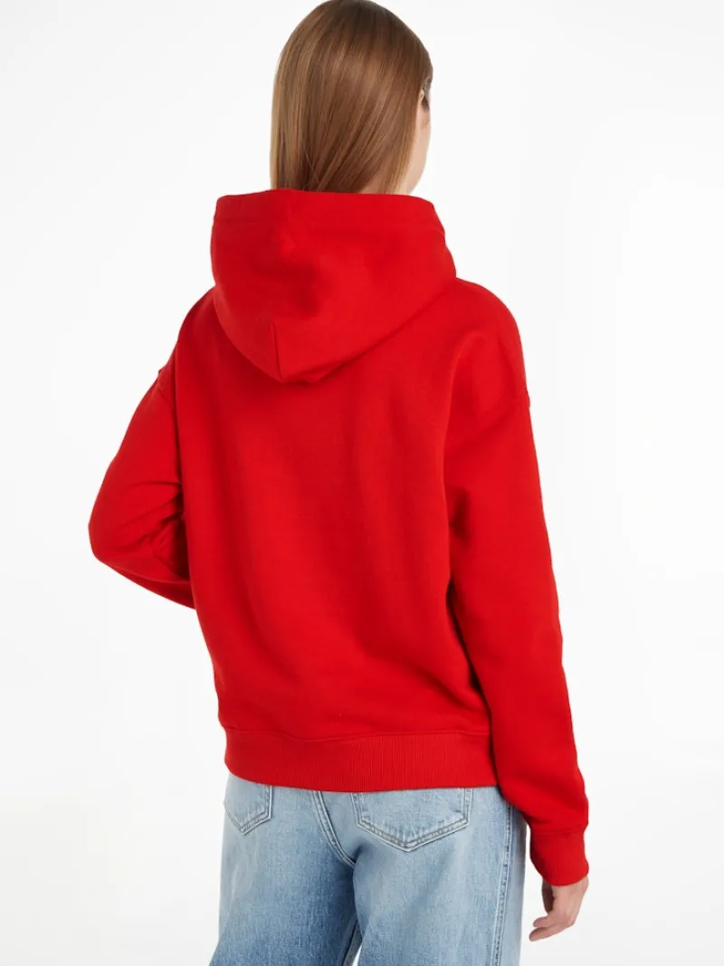 Tommy Jeans Pullover & Sweatshirts*TJW BXY LOGO DRAWCORD HOODIE EXT deep crimson