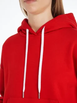 Tommy Jeans Pullover & Sweatshirts*TJW BXY LOGO DRAWCORD HOODIE EXT deep crimson