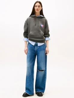 Tommy Jeans Pullover & Sweatshirts*TJW BXY NEON HOODIE EXT Black