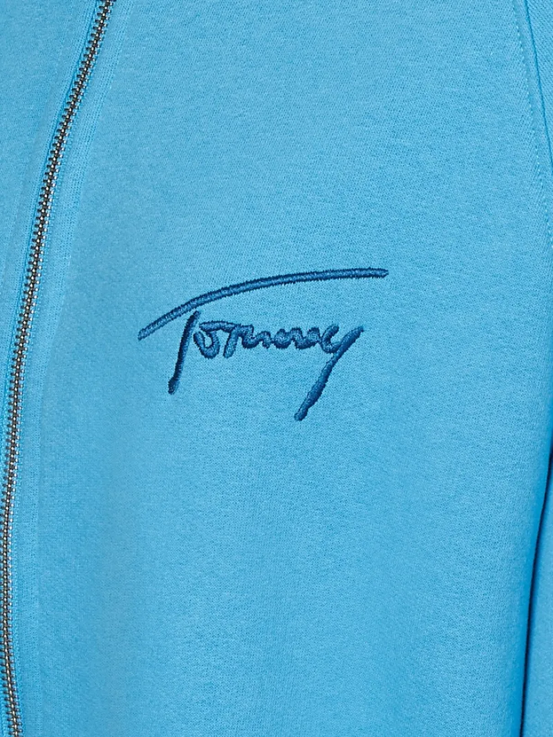 Tommy Jeans Pullover & Sweatshirts*TJW BXY SIGNATURE ZIP HOODIE blue crush