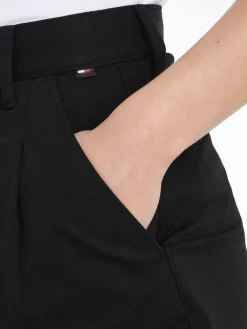 Tommy Jeans Shorts*TJW CLAIRE HR PLEATED SHORTS Black