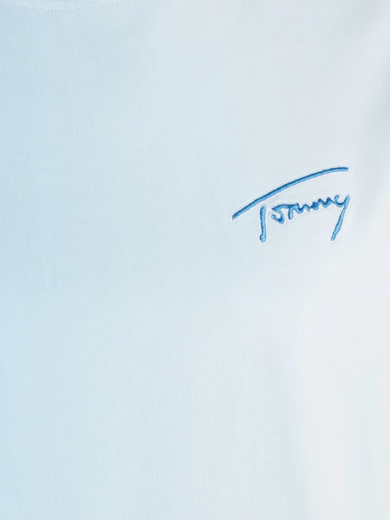 Tommy Jeans Shirts*TJW CLS DIP DYE SIGNATURE TEE skysail