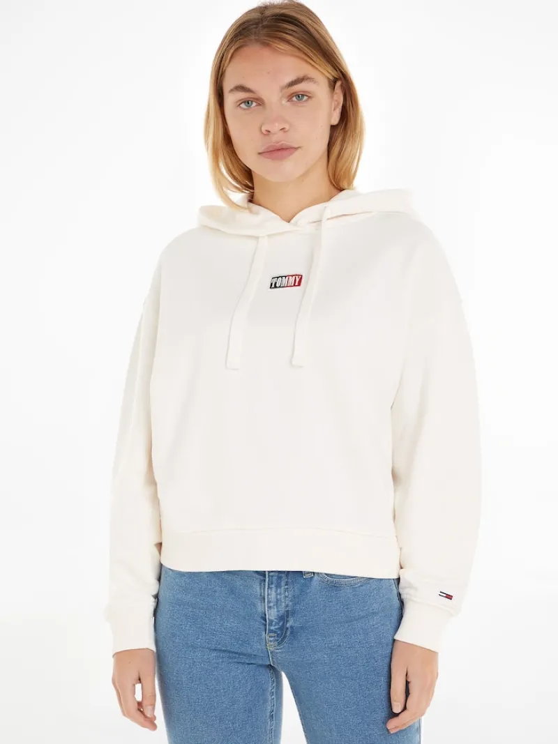 Tommy Jeans Pullover & Sweatshirts*TJW CLS TIMELESS 1 WASHED HOODIE ancient white