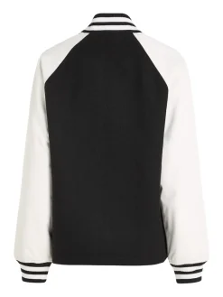 Tommy Jeans Jacken*TJW CORD WOOL MIX LETTERMAN Black