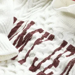 Tommy Jeans Pullover & Sweatshirts*TJW CROP COLLEGE CABLE SWEATER ecru