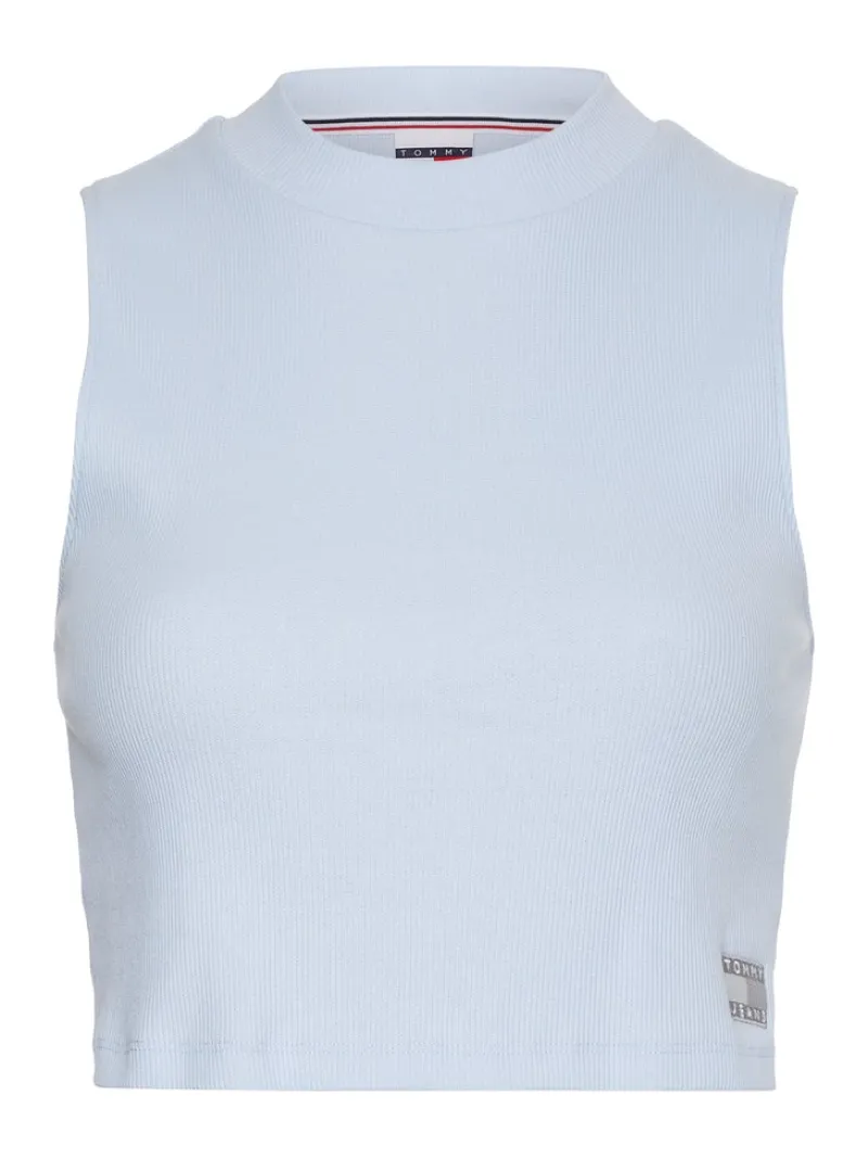 Tommy Jeans Shirts*TJW CROP WORLDWIDE ZIP THRU stony beige