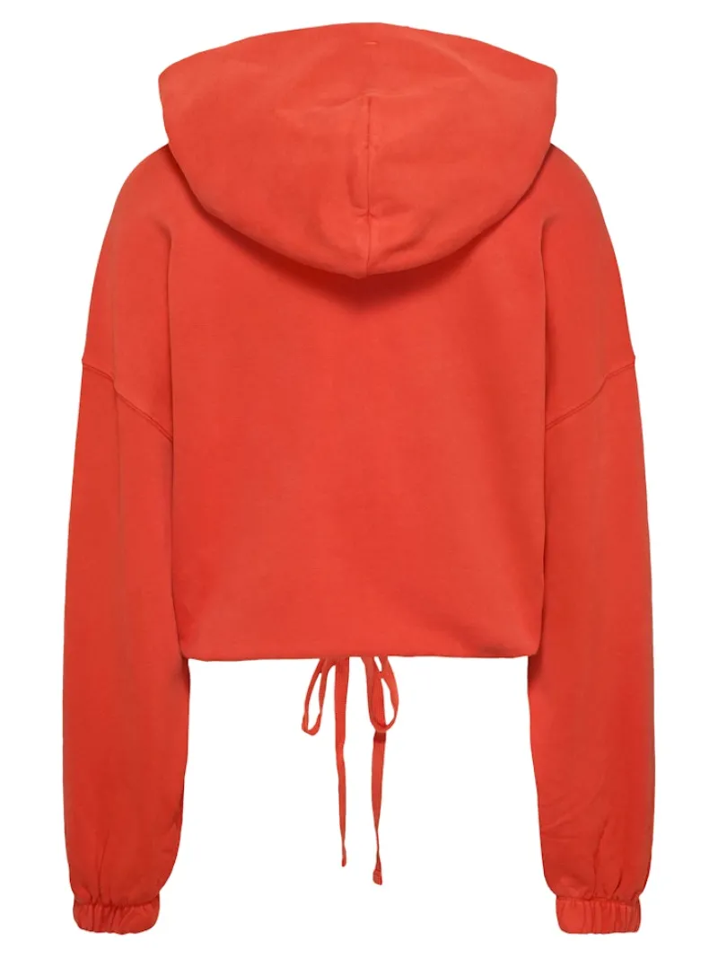 Tommy Jeans Pullover & Sweatshirts*TJW CRP GMD SCRIPT HOODIE bright vermillion