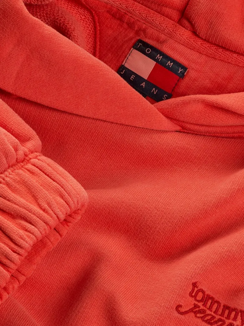 Tommy Jeans Pullover & Sweatshirts*TJW CRP GMD SCRIPT HOODIE bright vermillion