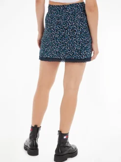 Tommy Jeans Röcke*TJW DITSY FLORAL LACE MINI SKIRT blue ditsy floral print