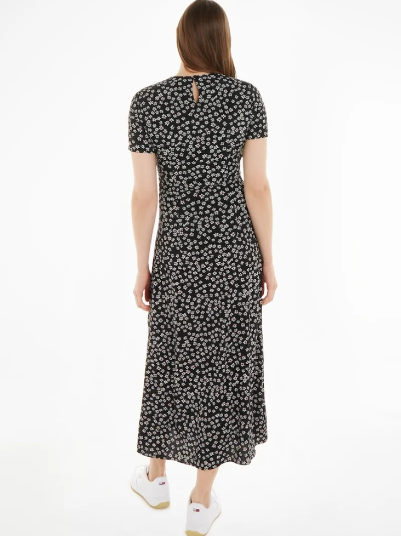 Tommy Jeans Kleider*TJW DITSY MIDI SLIT DRESS ditsy daisy aop