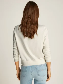 Tommy Jeans Pullover & Sweatshirts*TJW ESSENTIAL CREW SWEATER EXT ancient white