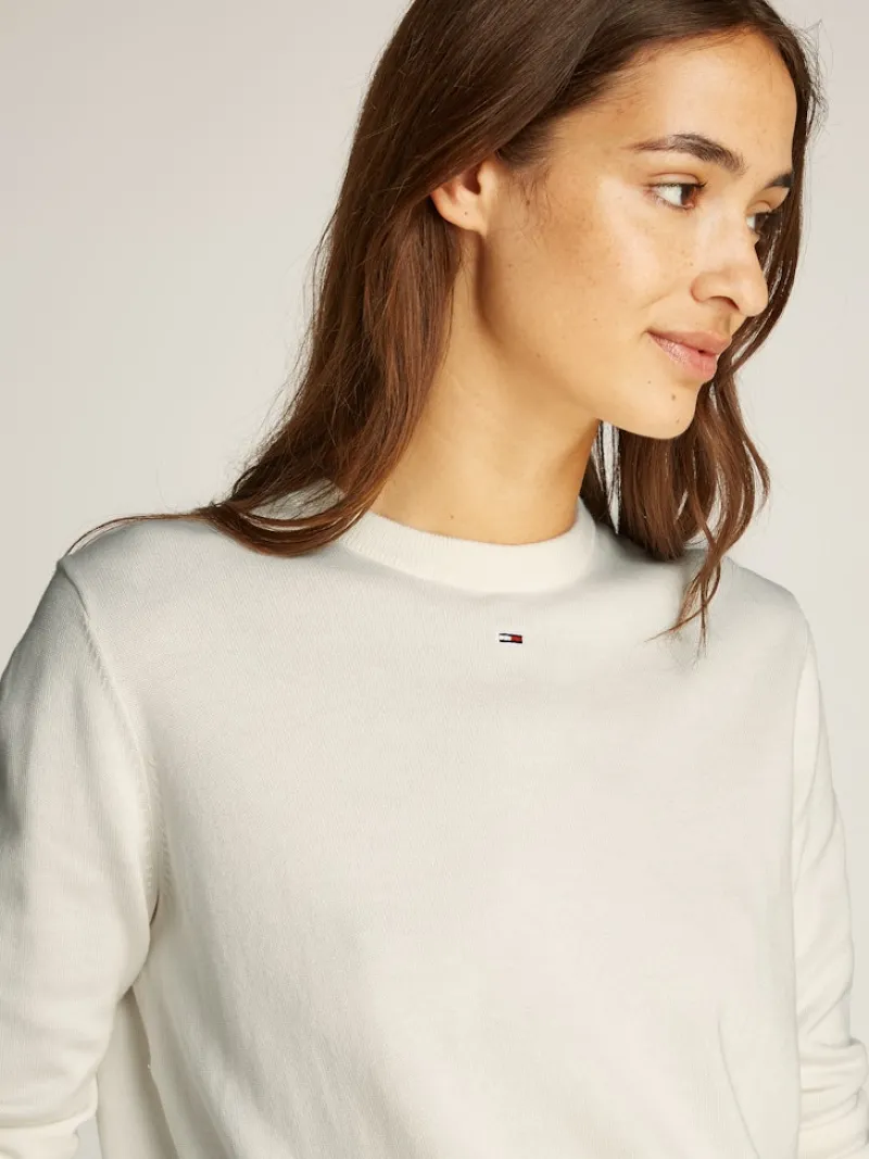Tommy Jeans Pullover & Sweatshirts*TJW ESSENTIAL CREW SWEATER EXT ancient white