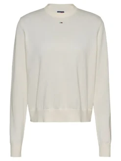 Tommy Jeans Pullover & Sweatshirts*TJW ESSENTIAL CREW SWEATER EXT ancient white