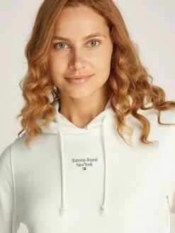 Tommy Jeans Pullover & Sweatshirts*TJW ESSENTIAL LOGO 2 HOODIE ancient white