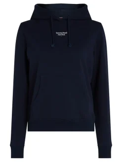 Tommy Jeans Pullover & Sweatshirts*TJW ESSENTIAL LOGO 2 HOODIE dark night navy