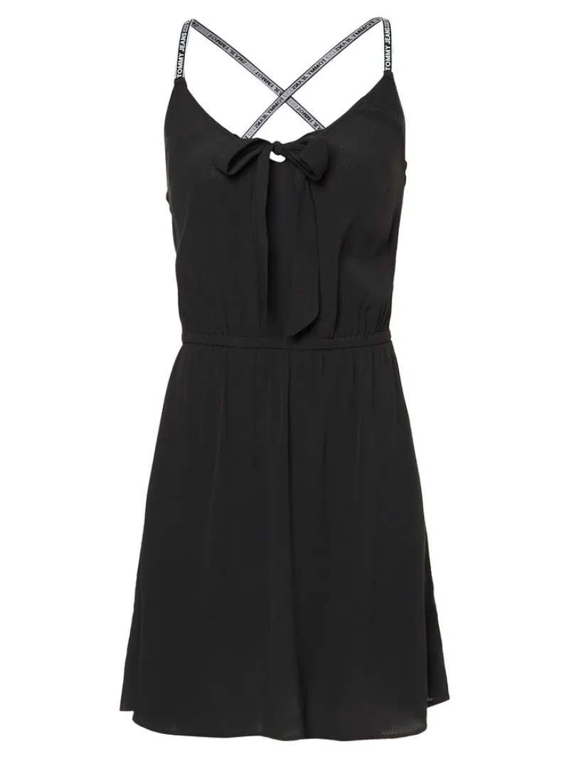 Tommy Jeans Kleider*TJW ESSENTIAL STRAPPY DRESS Black