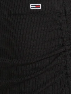 Tommy Jeans Röcke*TJW GATHERING RIB MINI SKIRT Black
