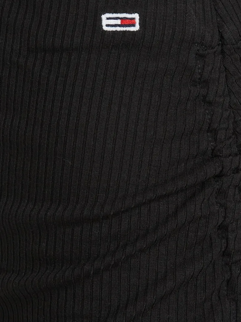 Tommy Jeans Röcke*TJW GATHERING RIB MINI SKIRT Black