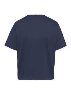 Tommy Jeans Shirts*TJW LINEAR LOGO TEE twilight navy