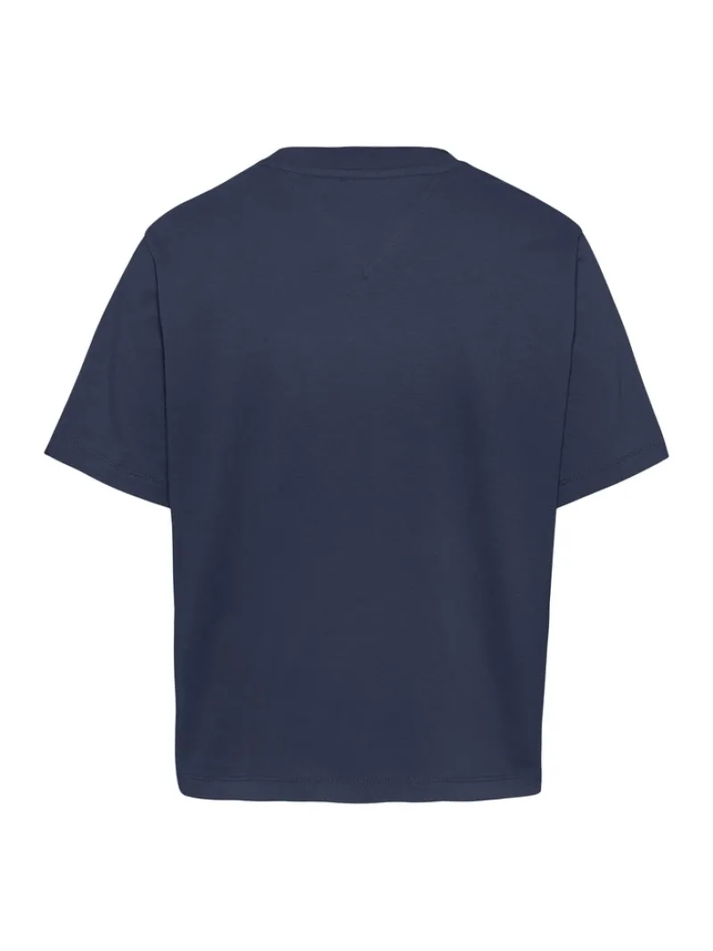 Tommy Jeans Shirts*TJW LINEAR LOGO TEE twilight navy