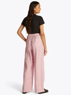 Tommy Jeans Hosen*TJW LINEN PANT precious pink - stripe