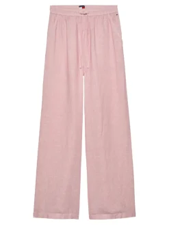 Tommy Jeans Hosen*TJW LINEN PANT precious pink - stripe