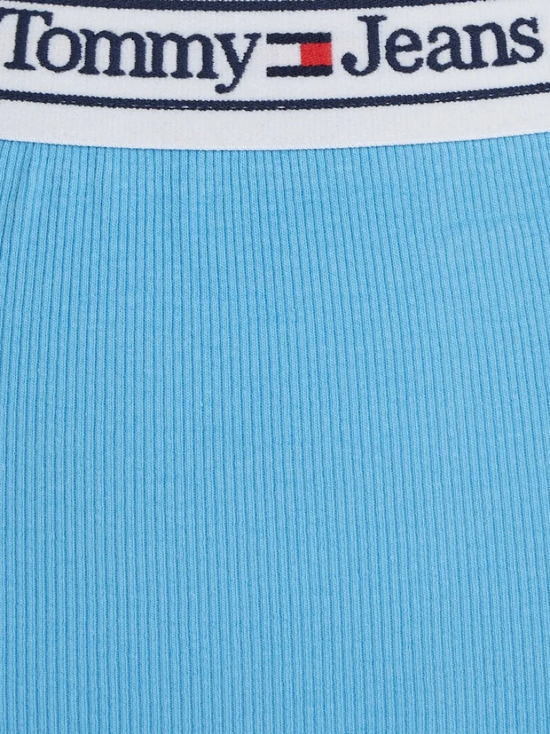 Tommy Jeans Röcke*TJW LOGO WAISTBAND RIBBED SKIRT skysail