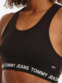 Tommy Jeans Shirts*TJW LOGO WB CROP TOP Black