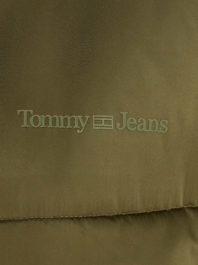 Tommy Jeans Jacken*TJW LONG SATIN PUFFER drab olive green